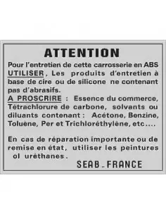 PEGATINA MEHARI SALPICADERO