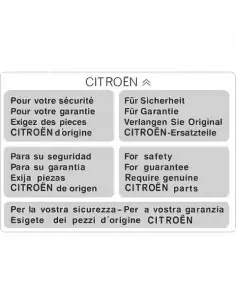 PEGATINA GARANTIA MEHARI