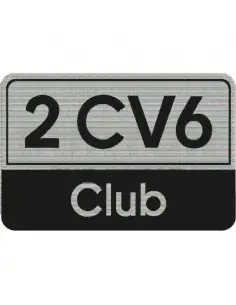 PEGATINA 2CV6 CLUB