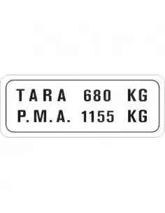 PEGATINA TARA Y PMA ACADIANE