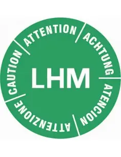 PEGATINA BOTELLA FRENOS LHM