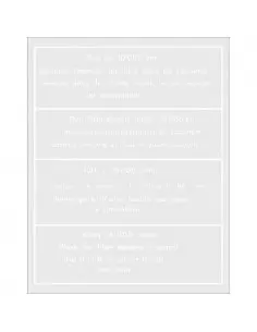 PEGATINA FILTRO DE AIRE AMI TRANSPARENTE BLANCA