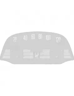 PEGATINA VELOCIMETRO 120 AÑOS 70