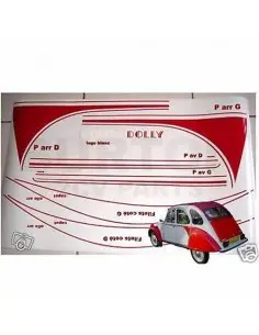 KIT PEGATINAS DOLLY ROJO VALLELUNGA 2