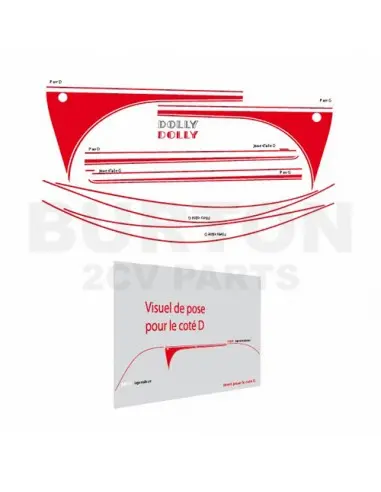 KIT PEGATINAS DOLLY ROJO VALLELUNGA