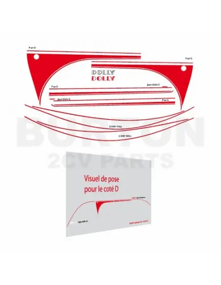 KIT PEGATINAS DOLLY ROJO VALLELUNGA