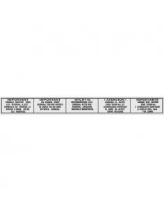 PEGATINA PARABRISAS DELANTERO CAMBIO DE ACEITE