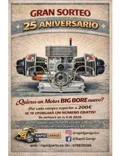 NUMERO RIFA SORTEO MOTOR BIG BORE