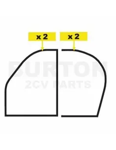 KIT DE JUNTAS DE LAS 4 PUERTAS