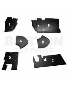 TAPIZADO SALPICADOR BAJO