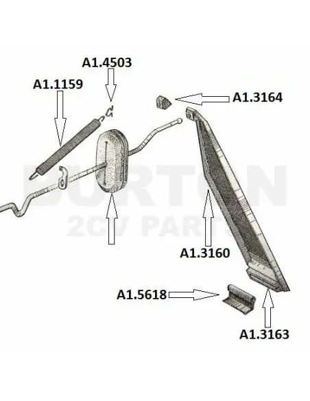 CLIP MUELLE ACELERADOR
