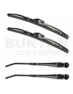 KIT DE BRAZOS MAS ESCOBILLAS INOX NEGRO