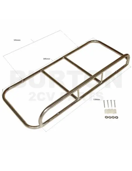 PORTA EQUIPAJES INOX PULIDO MALETRO 2CV/DYANE