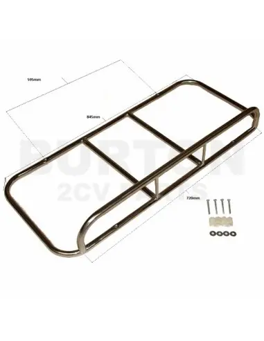 PORTA EQUIPAJES INOX NEGRO MALETERO...